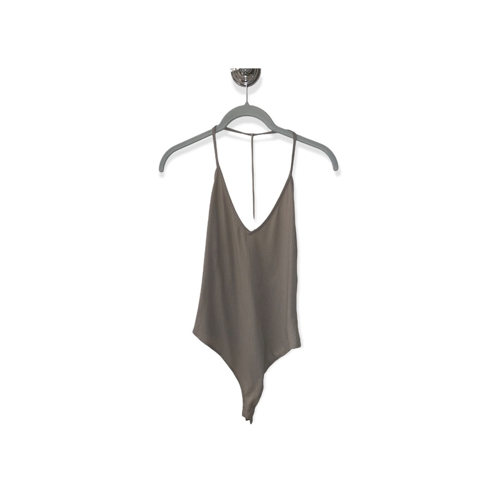 Beige body suit